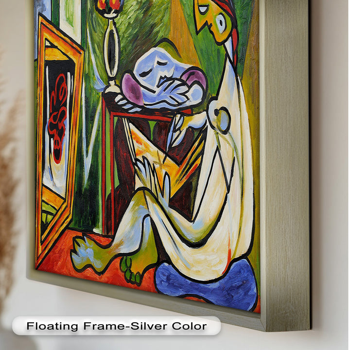Artist and the Dream – Abstract Interior Scene Picasso Oil Painting