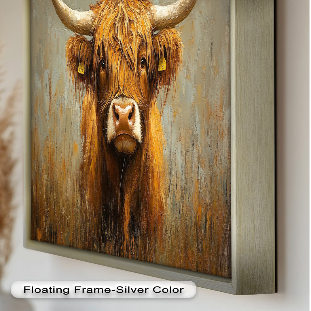 Highland Cow – Animal Oil Painting