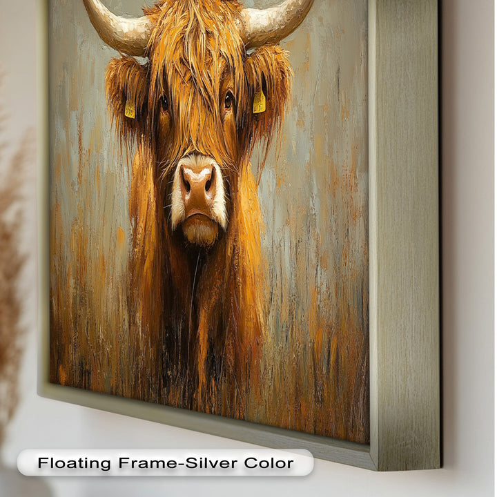 Highland Cow – Animal Oil Painting