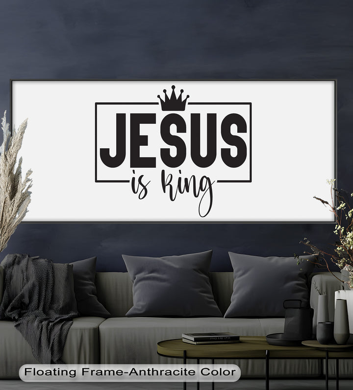 Jesus Is King – Christian Oil Painting