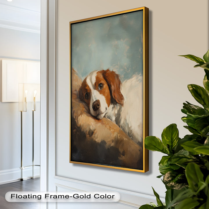 Resting Soul – Loyal Dog Animal Oil Painting