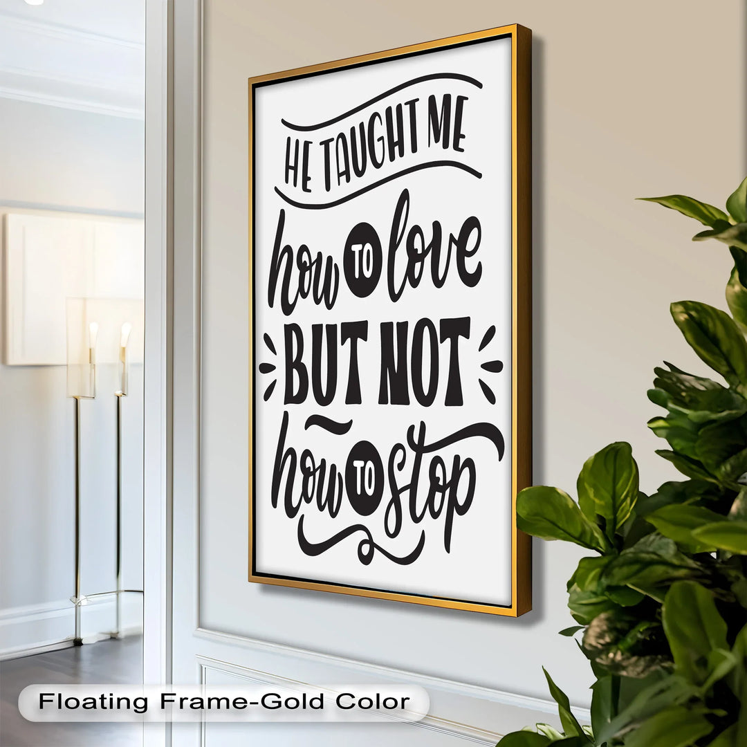 How to Love – Framed Oil Painting - MyPhotoStation