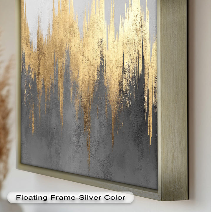 Golden Lighting – Modern Abstract Oil Painting