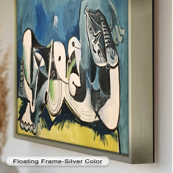 Reclining Abstraction – Picasso Nude Oil Painting