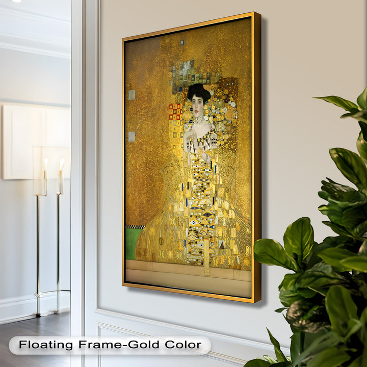 Die goldene Muse – Portrait von Adele Bloch-Bauer Historisches Ölgemälde