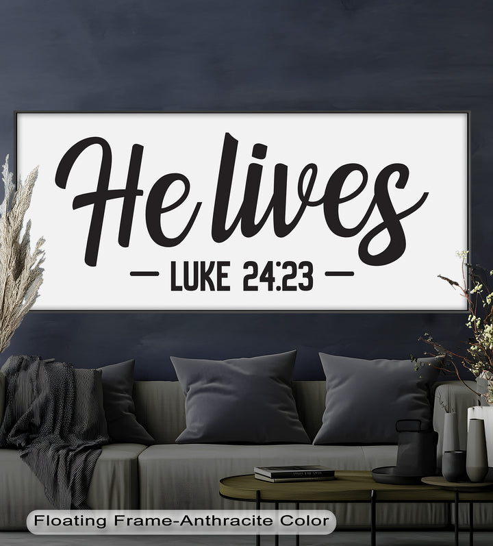 He Lives – Luke 24:23 Christian Oil Painting