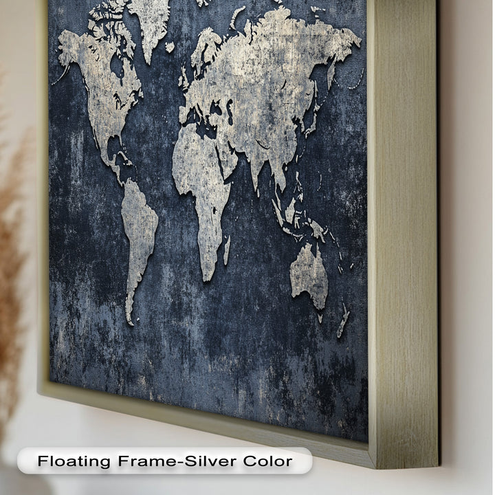 World Map – Modern Oil Paintings