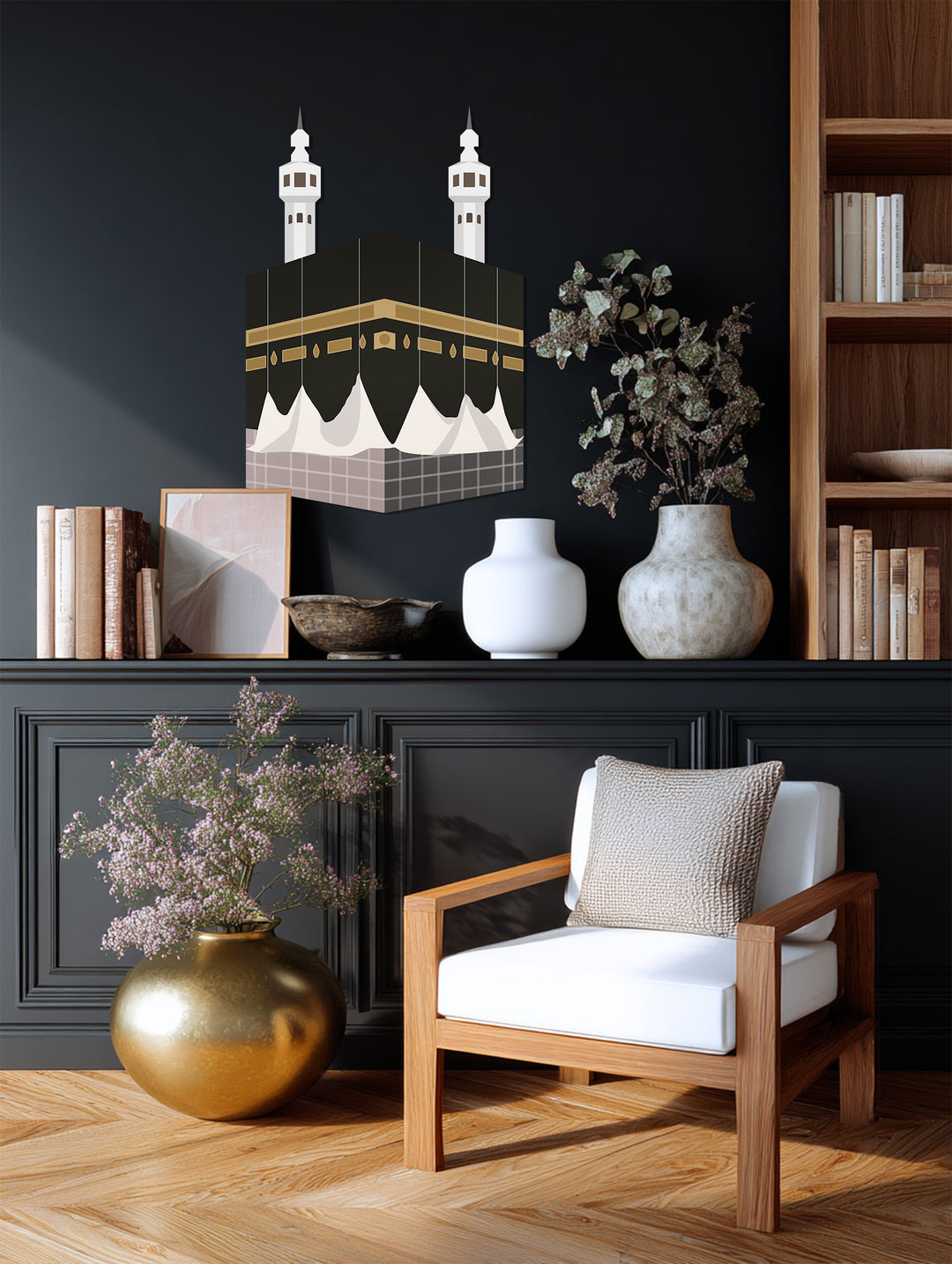 Mecca Kaaba metal wall art design