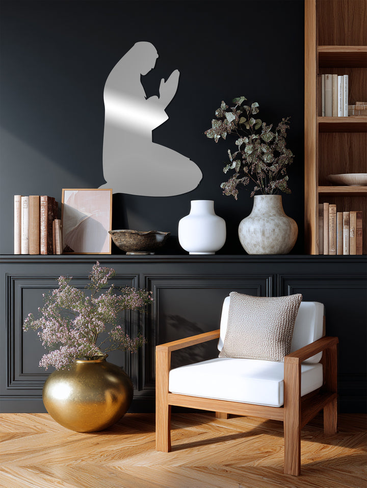Muslim prayer room metal wall decoration