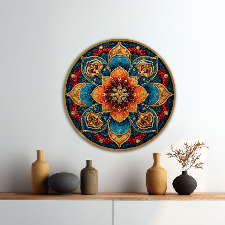 artistic mandala oil painting