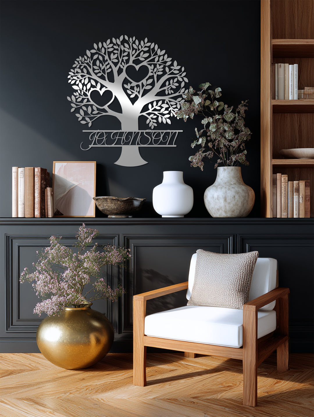 Personalized Family Tree – Custom Metal Wall Art
