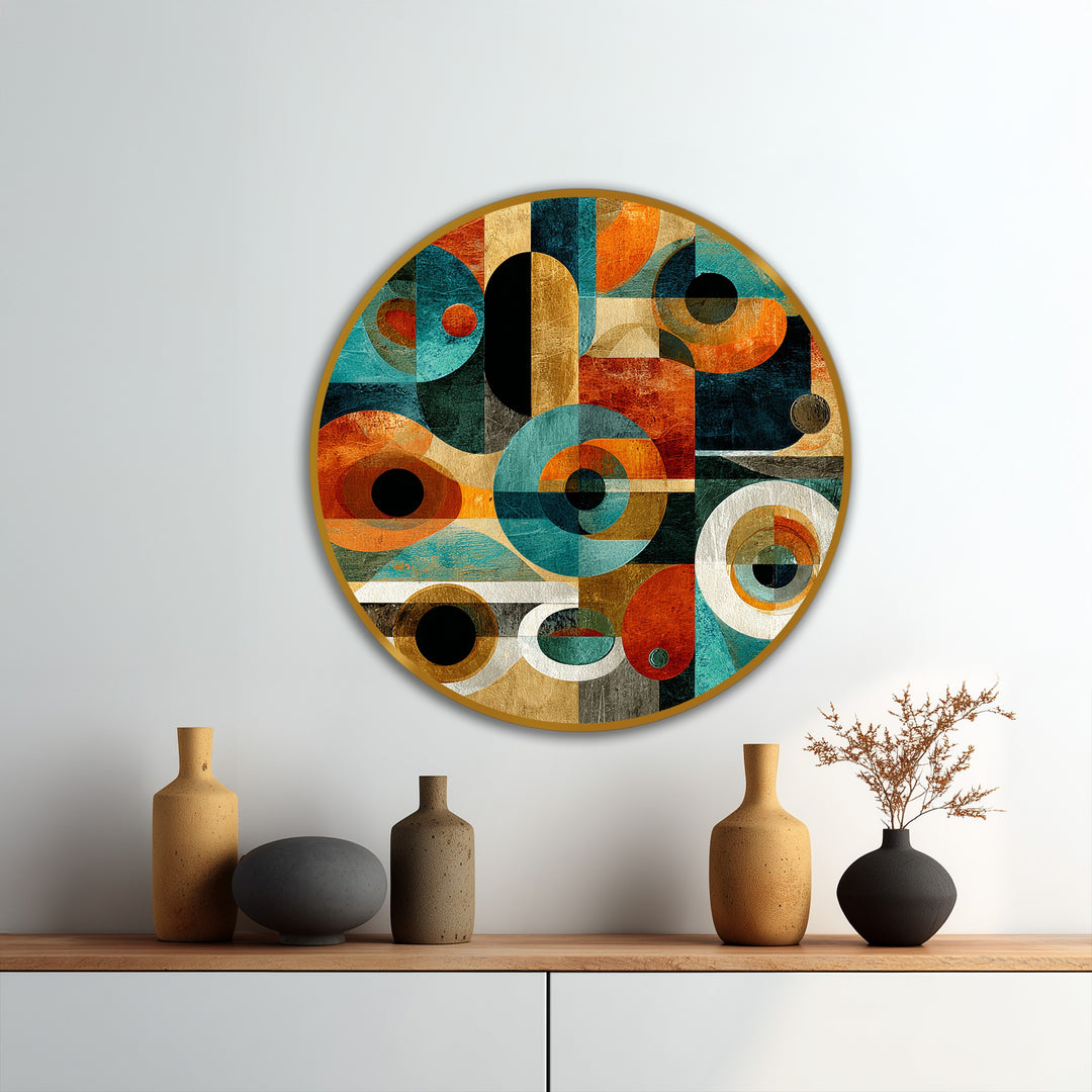 retro abstract wall décor
