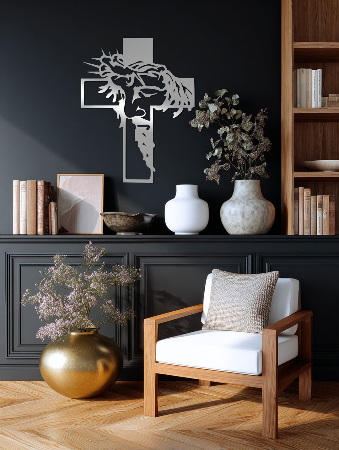 Jesus Crown of Thorns – Sacred Metal Wall Art