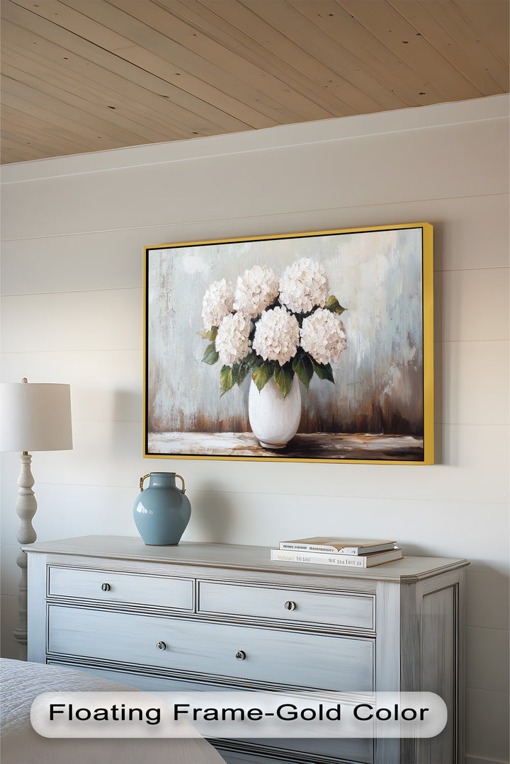 Ivory Bloom Elegance – Still Life Oil Paintings