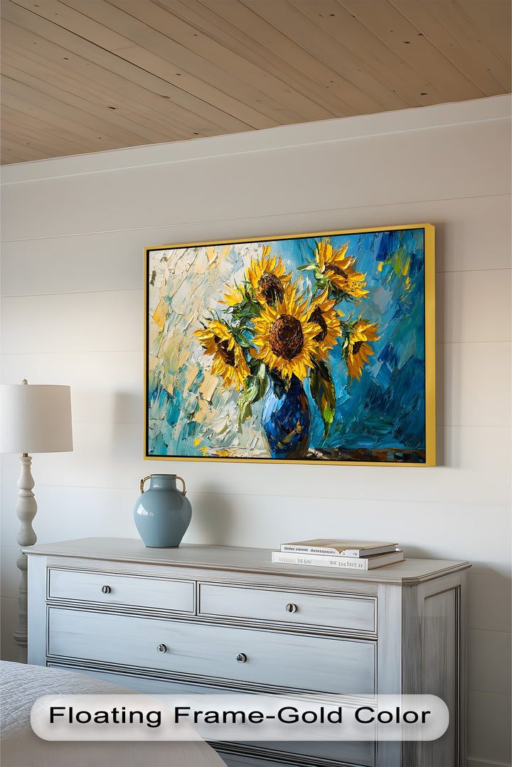 Sunflower Bouquet – Botanical Oil Painting