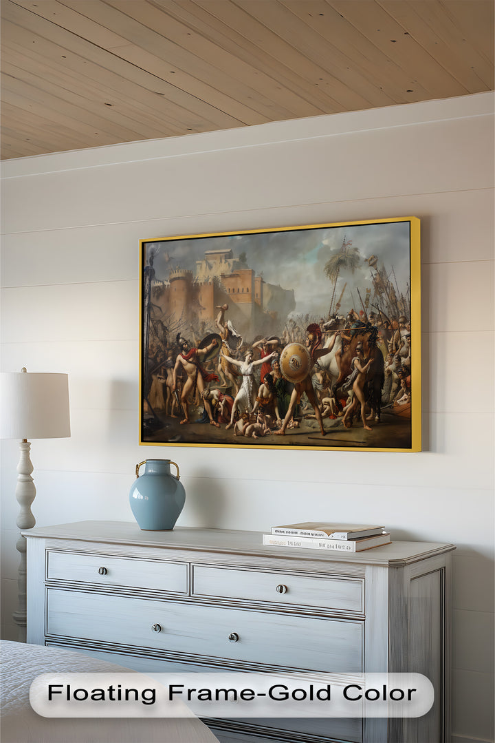 The Sabine Women Intervene – Classicism Oil Painting
