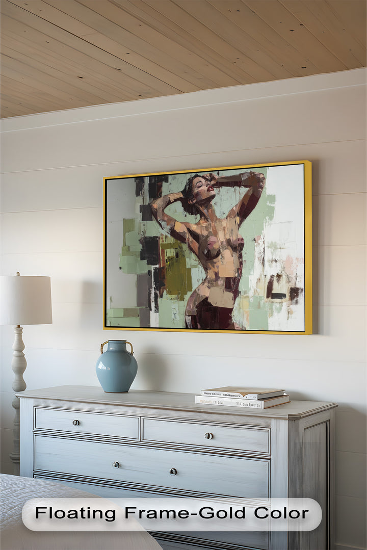 Sensual Geometry – Contemporary Female Nude Oil Painting