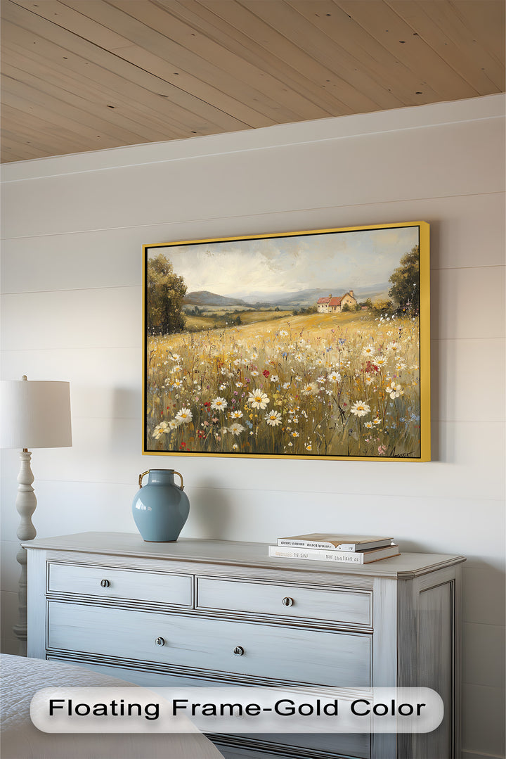 Countryside Bloom – Floral Oil Painting