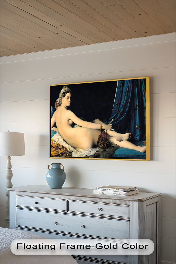 La Grande Odalisque – Exotische Eleganz Historisches Ölgemälde
