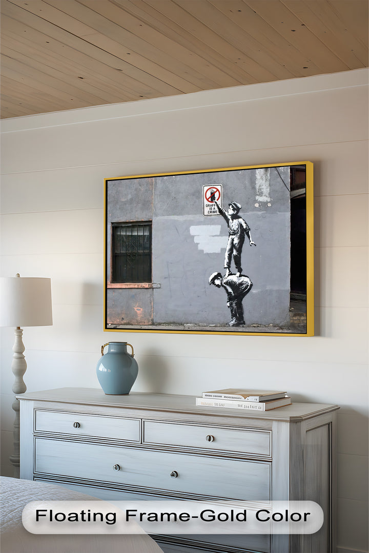 Climb for Expression – Banksy Oil Painting