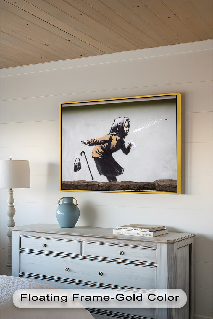 The Power of a Sneeze – Banksy Oil Painting