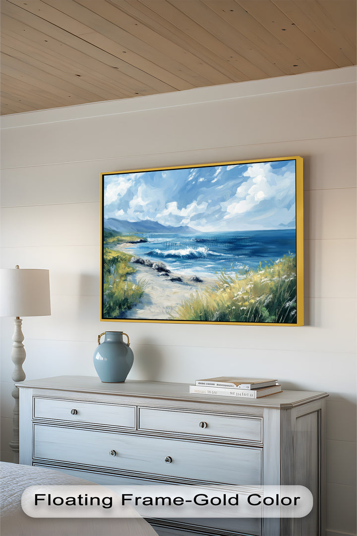 Ocean Breeze – Seaside Landscape Oil Painting