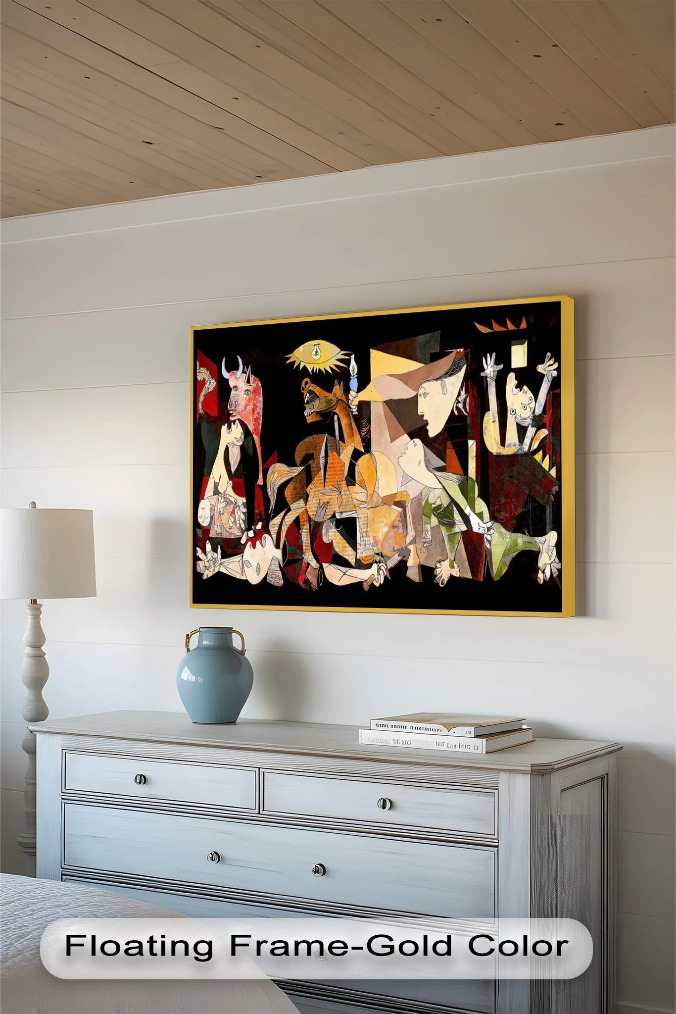 Guernica Colorized by Picasso – Anti-War Oil Painting – MyPhotoStation