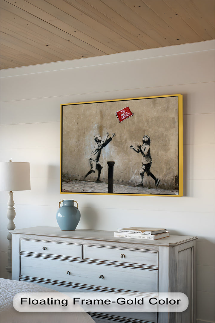 No Ball Games – Banksy Oil Painting