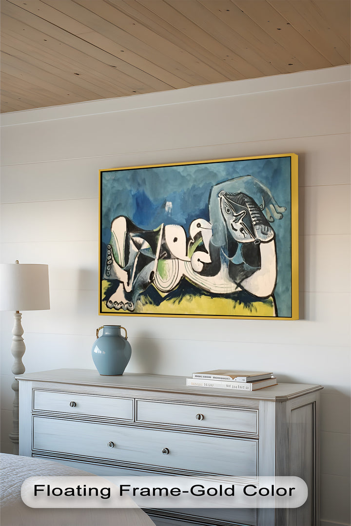 Reclining Abstraction – Picasso Nude Oil Painting