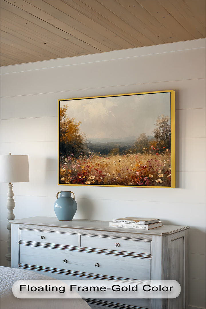Classic Wildflower Art – Timeless Floral Oil Painting