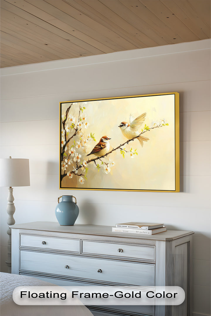Spring Conversation – Animal Oil Painting