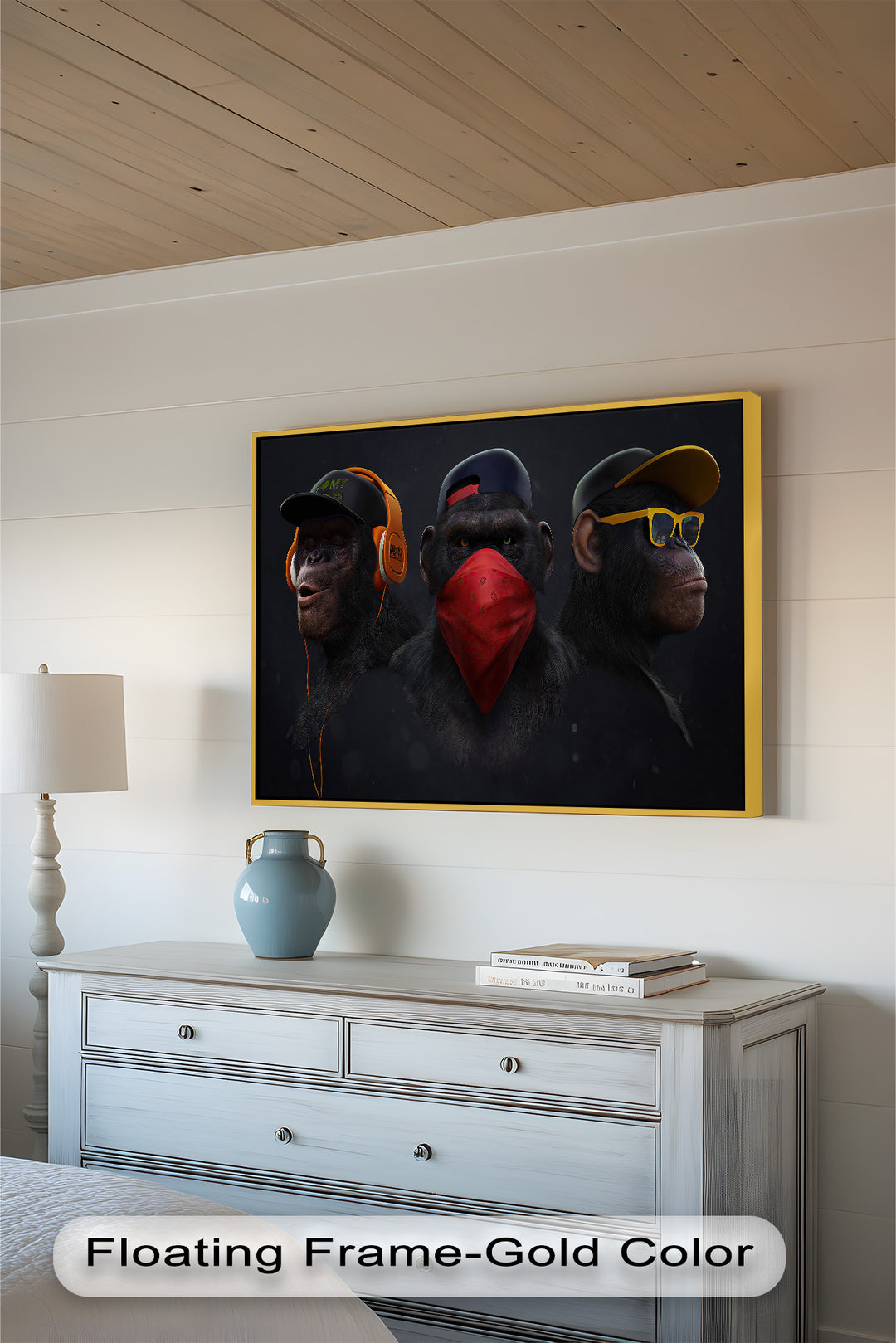 Urban Evolution – Streetwise Chimp Collective Banksy Oil Painting