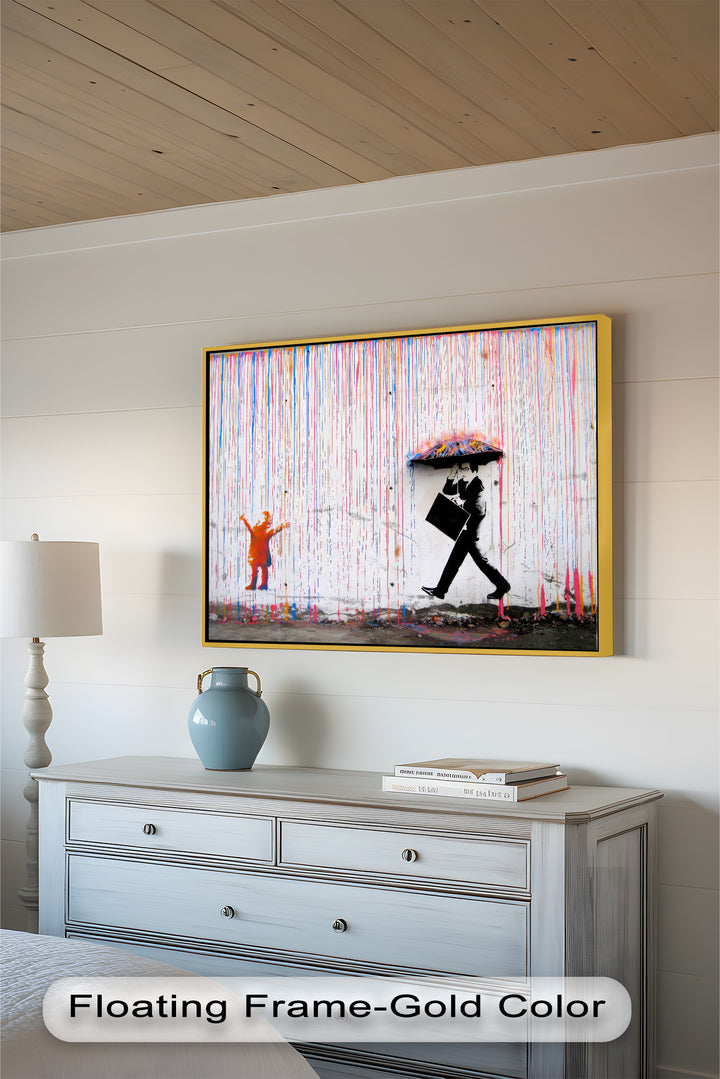 Colorfall Dissonance – Banksy Oil Painting