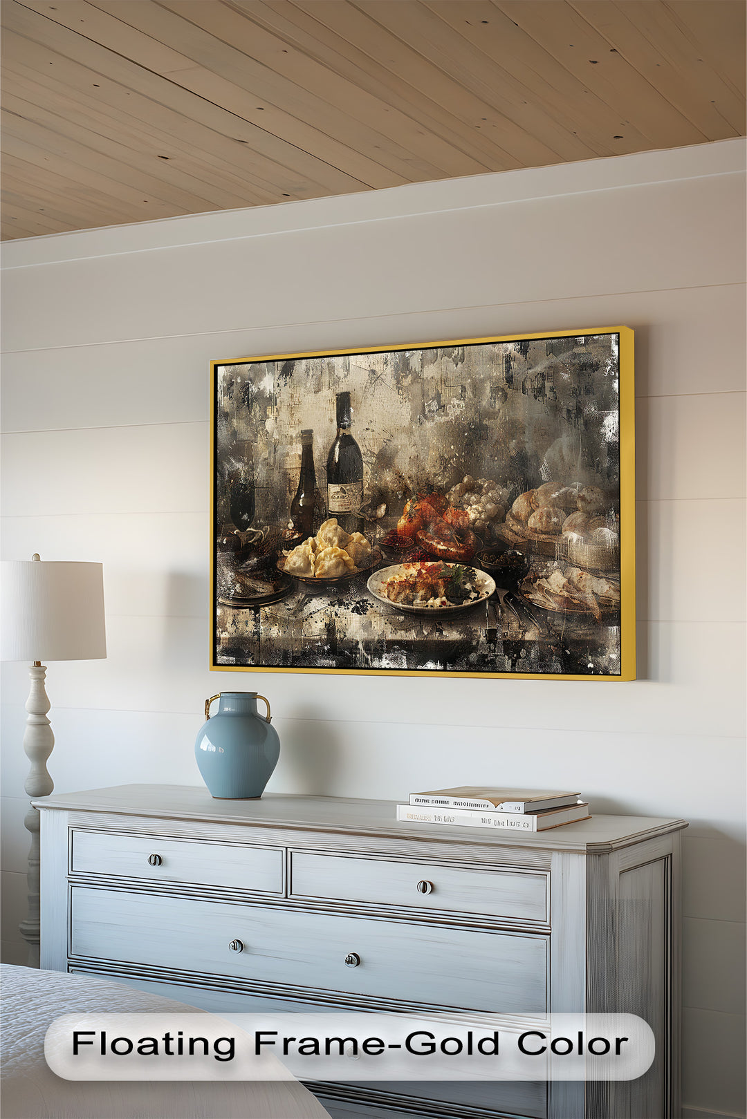 Rustic Feast – Vintage Culinary Still Life Food Painting