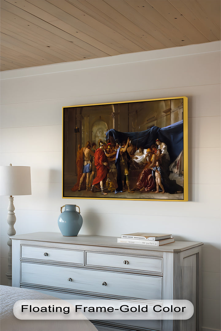 Farewell to the Hero – Classicism Oil Painting