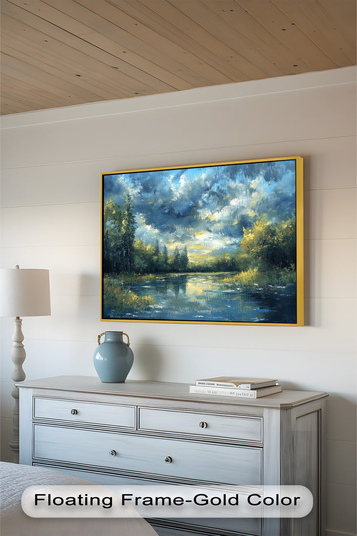 Forest River – Nature Oil Painting