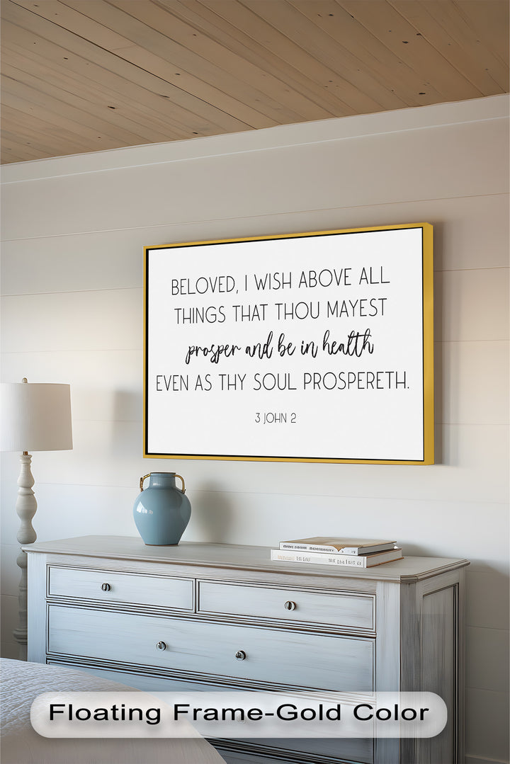 3 John 2 Wall Art – Christian Bible Oil Paintings