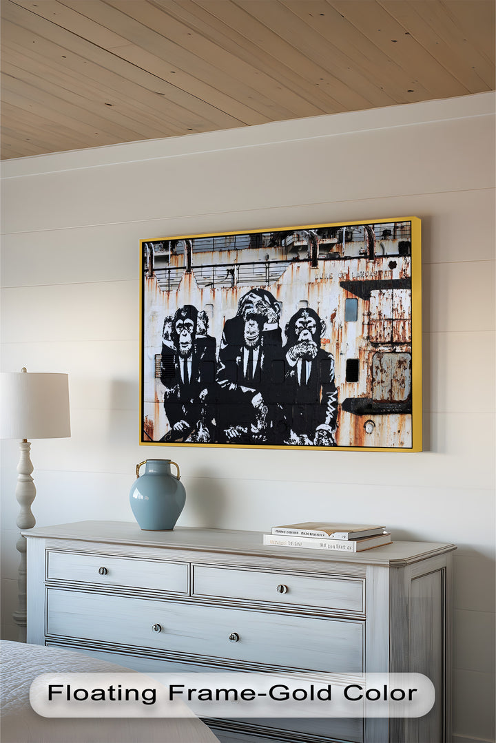 The Silent Truth – Banksy Oil Painting