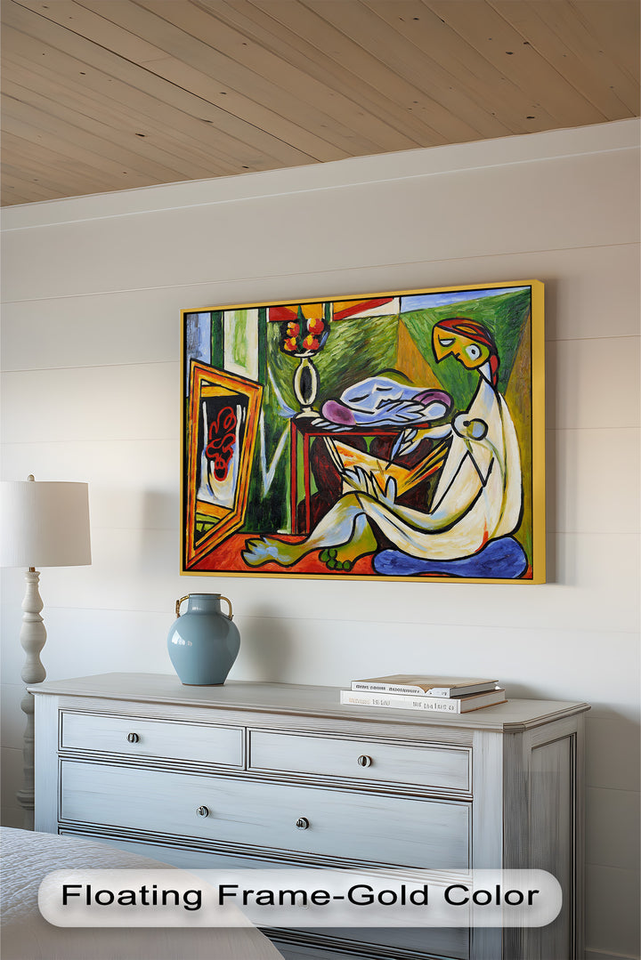 Artist and the Dream – Abstract Interior Scene Picasso Oil Painting