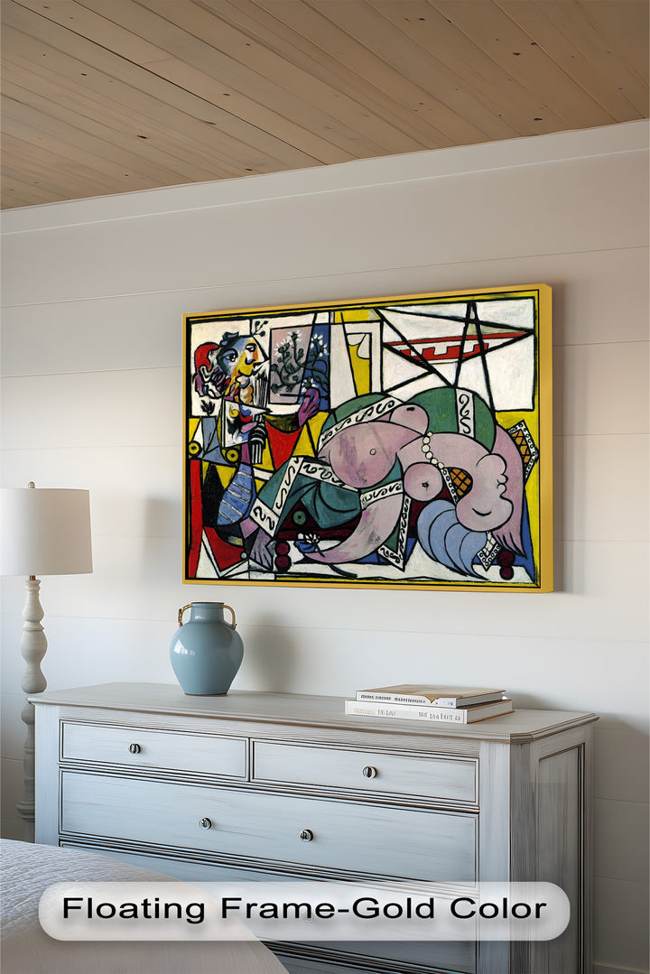 Reclining Muse – Cubist Expression of Sensuality Picasso Oil Painting