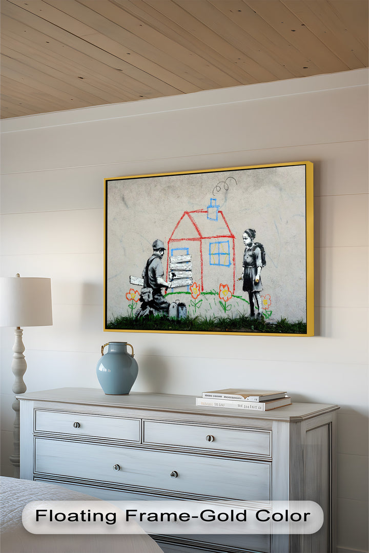 Boarded Dreams – Banksy Oil Painting