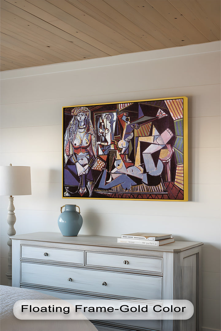 Les Femmes d'Alger von Picasso – Berühmtes kubistisches Ölgemälde