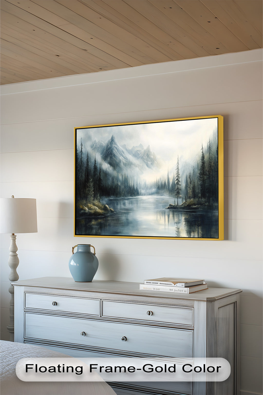 Perfect for rustic, modern, or minimalist interiors, this piece brings serene wilderness beauty into any space.