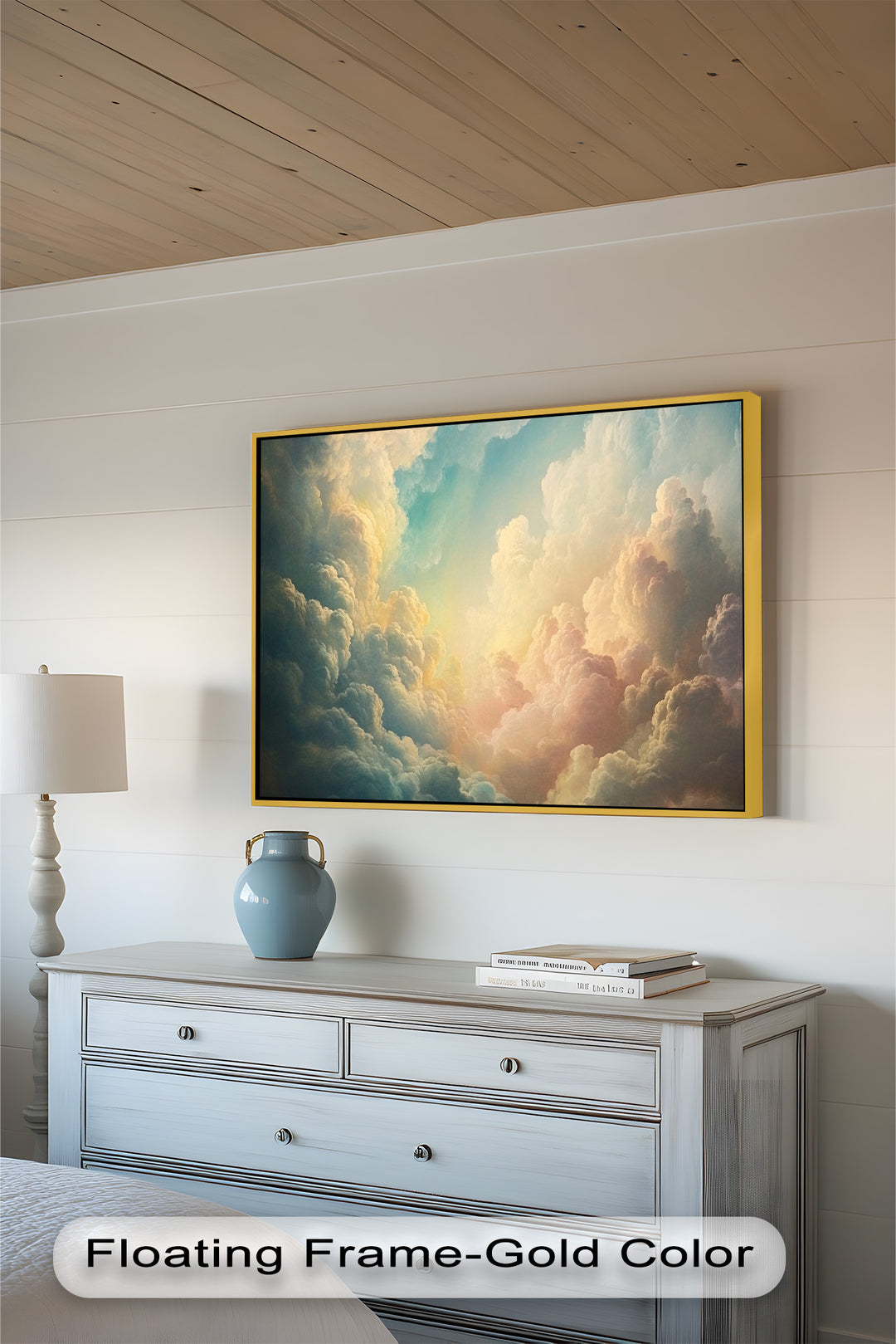 Heavenly Sky Glow – Modern Oil Painting