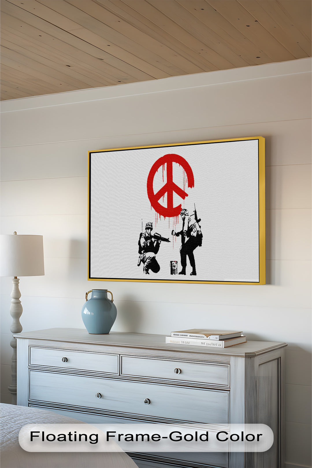 Peace Spray – Banksy Oil Painting