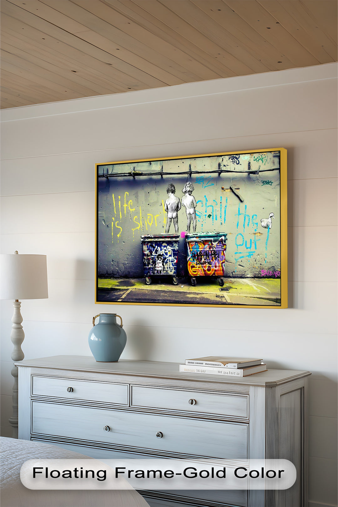 Life Is Short – Banksy Oil Painting