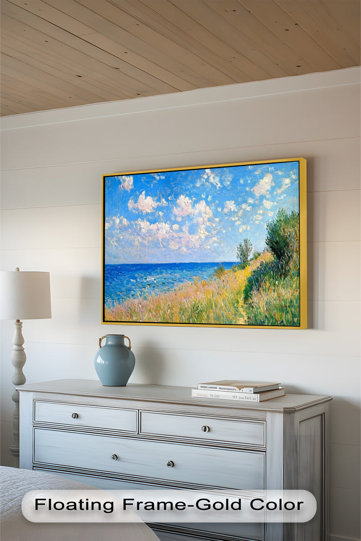 Seaside Landscape Impressionist - Modern Oil Painting