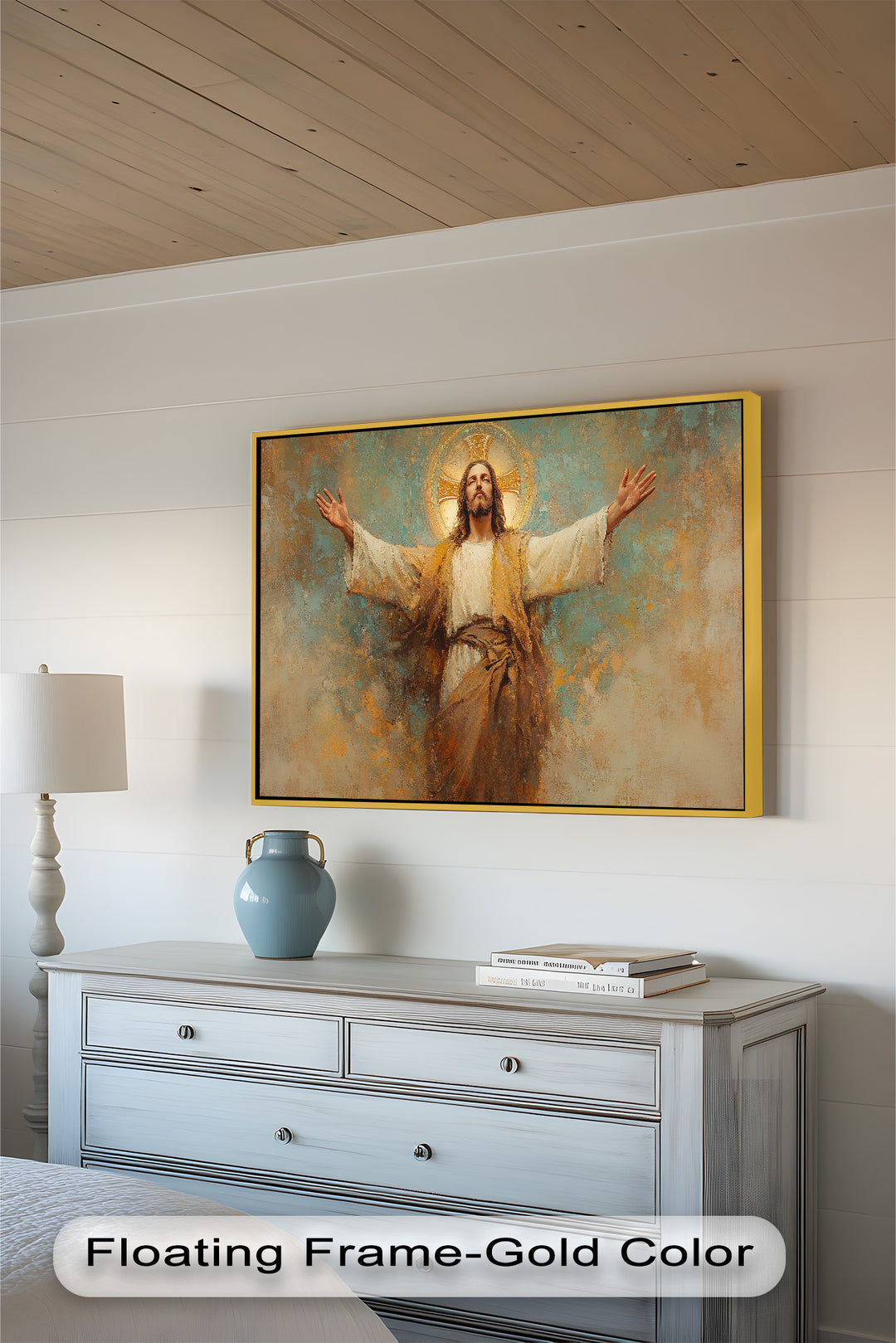 Heiliges Christusporträt – Religiöses Ölgemälde