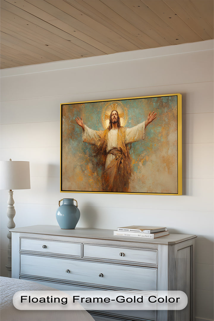 Heiliges Christusporträt – Religiöses Ölgemälde