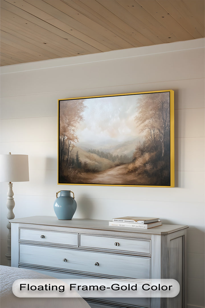 Forest Path – Framed Landscape Oil Painting